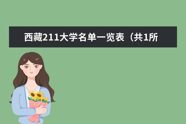 西藏211大学名单一览表(共1所)