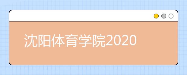 沈阳体育学院2020年舞蹈表演专业招生简章