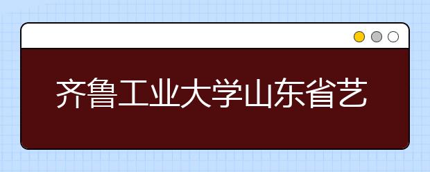 齐鲁工业大学山东省艺术类本科招生概况