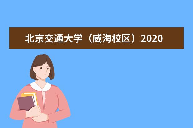 北京交通大学（威海校区）2020年美术类专业录取分数线