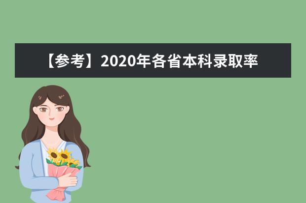 【参考】2020年各省本科录取率！