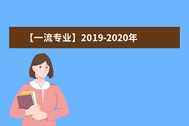 【一流专业】2019-2020年湖北大学知行学院一流本科专业建设点名单4个（省级）