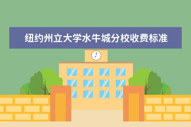 纽约州立大学水牛城分校收费标准 相关费用有哪些