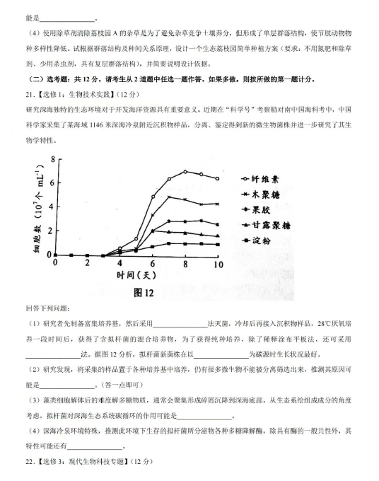 <a href='' style='border-bottom: 1px dashed #A4672E;' class='infolink' target='_blank'>2022高考</a>生物真题及参考答案(广东卷)