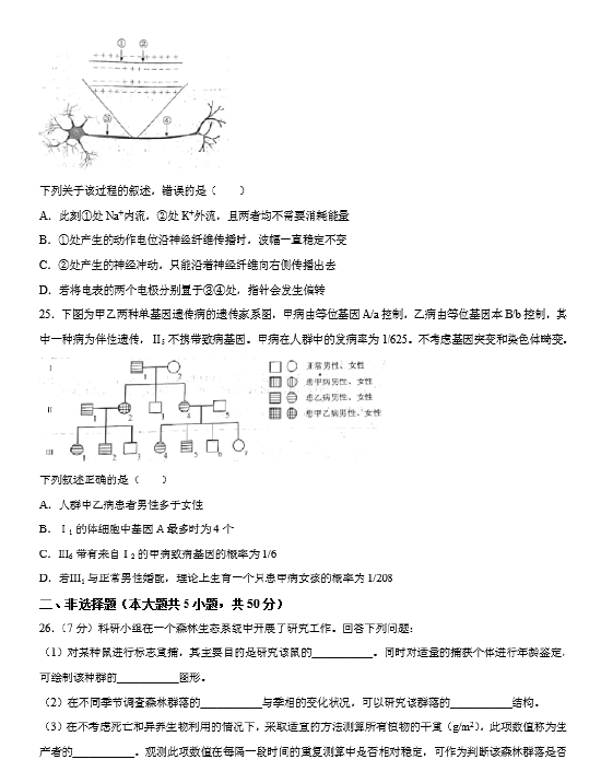 <a href='' style='border-bottom: 1px dashed #A4672E;' class='infolink' target='_blank'>2022高考</a>生物真题及参考答案(浙江卷)