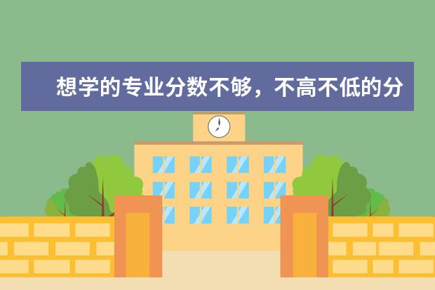 想学的专业分数不够，不高不低的分数可以报考哪些比较好的专业？