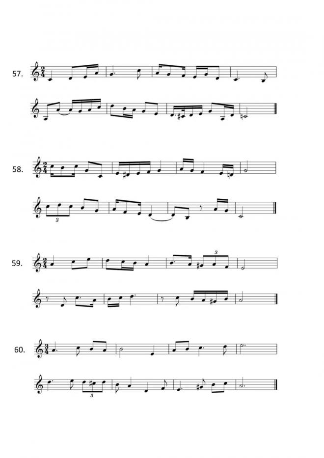 2020年湖南音乐统考视唱考试曲目 2020年湖南音乐统考视唱考试曲目