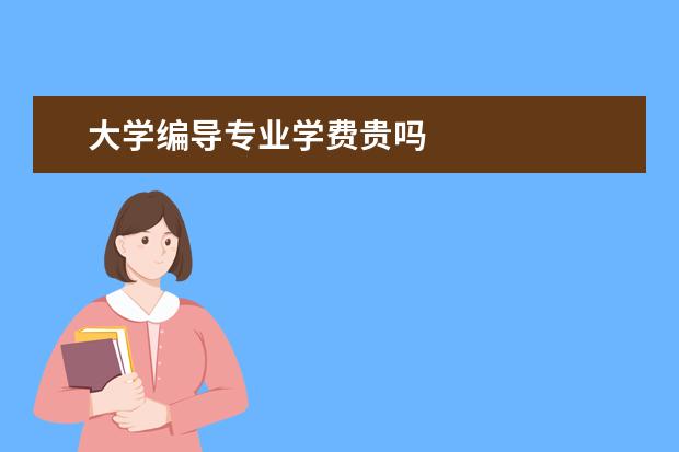 大学编导专业学费贵吗