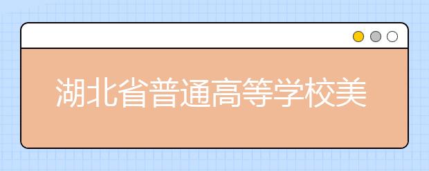 湖北省普通高等学校美术专业基础课联考答疑 