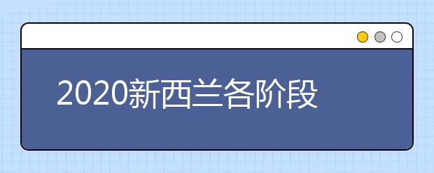 2020新西兰各阶段艺术留学申请条件一览