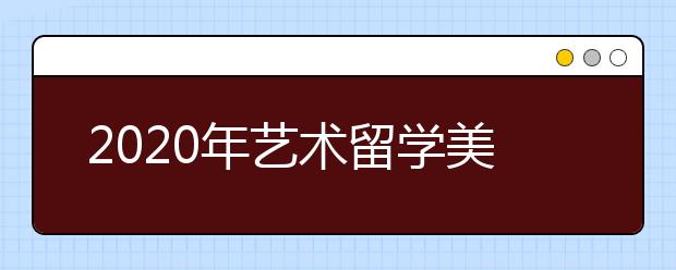 2020年艺术留学美国要求