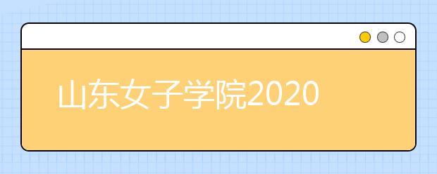 山东女子学院2020年山东省艺术类招生简章