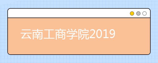 云南工商学院2019年招生章程（含艺术类）