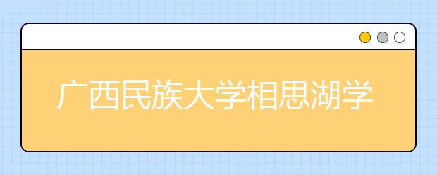 广西民族大学相思湖学院2019年江西省艺术类专业校考公告