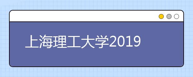 上海理工大学2019年美术类专业录取分数线