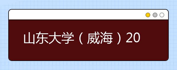 山东大学（威海）2019年山东艺术类录取分数线
