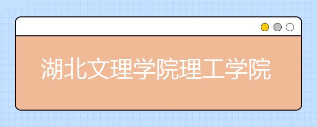 湖北文理学院理工学院2018年艺术类本科专业取分数线