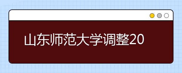 山东师范大学调整2020年音乐表演（校企合作办学）专业校考形式通知