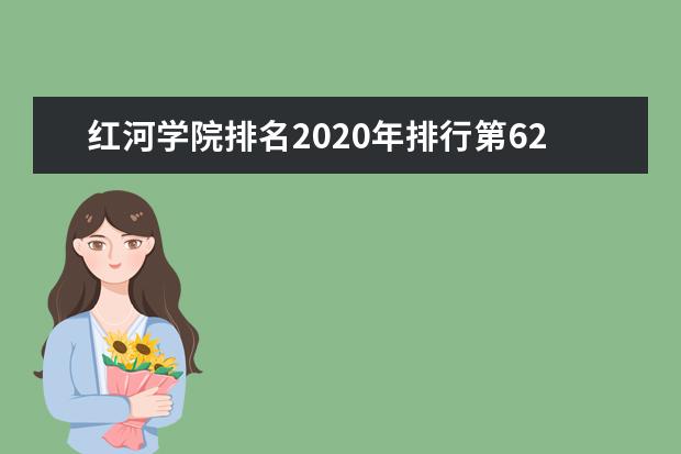 红河学院排名2020年排行第625名