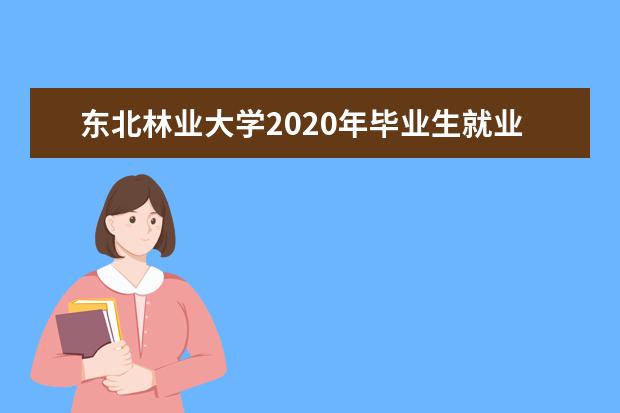 东北林业大学2020年毕业生就业质量报告