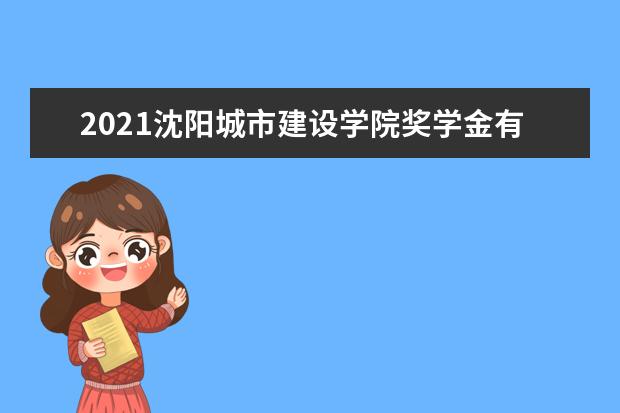 2021沈阳城市建设学院奖学金有哪些 奖学金一般多少钱?