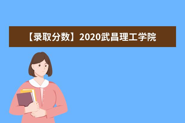 【录取分数】2020武昌理工学院录取分数线一览表（含2020-2019历年）