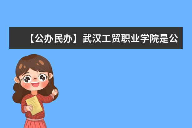 【公办民办】武汉工贸职业学院是公办还是民办大学？