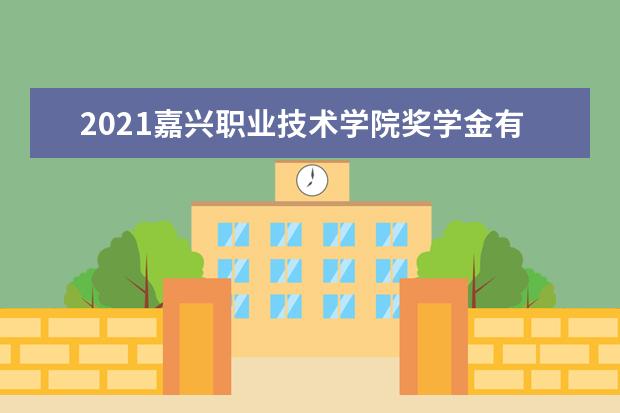 2021嘉兴职业技术学院奖学金有哪些 奖学金一般多少钱?