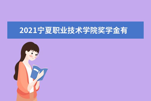 2021宁夏职业技术学院奖学金有哪些 奖学金一般多少钱?
