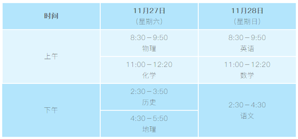 江西省2021年普通高中学业水平考试考务工作规定