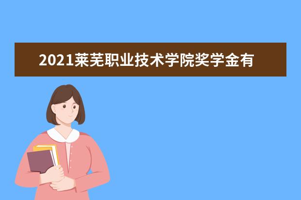 2021莱芜职业技术学院奖学金有哪些 奖学金一般多少钱?