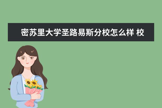 密苏里大学圣路易斯分校怎么样 校园生活