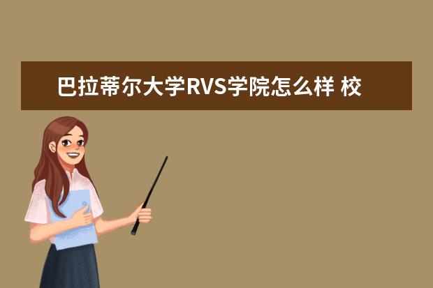 巴拉蒂尔大学RVS学院怎么样 校园生活