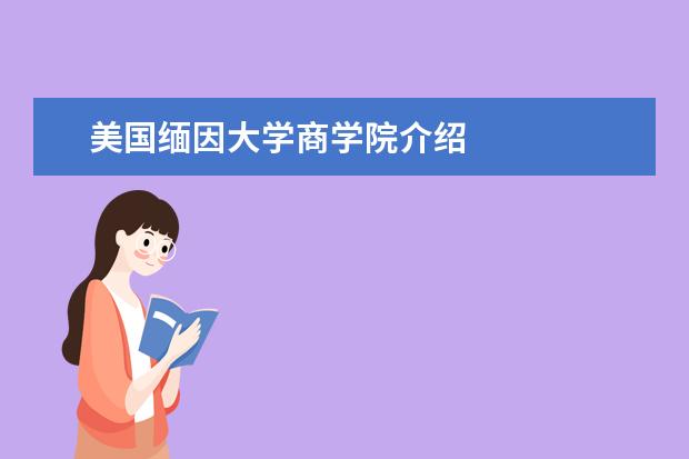 美国缅因大学商学院介绍