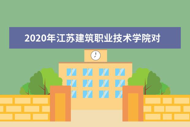 2020年江苏建筑职业技术学院对口单招专业有哪些？