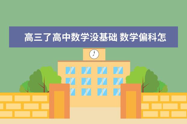 高三了高中数学没基础 数学偏科怎么提高
